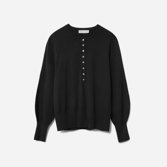 Everlane Black Crew Neck Sweater - Picture 1 of 5